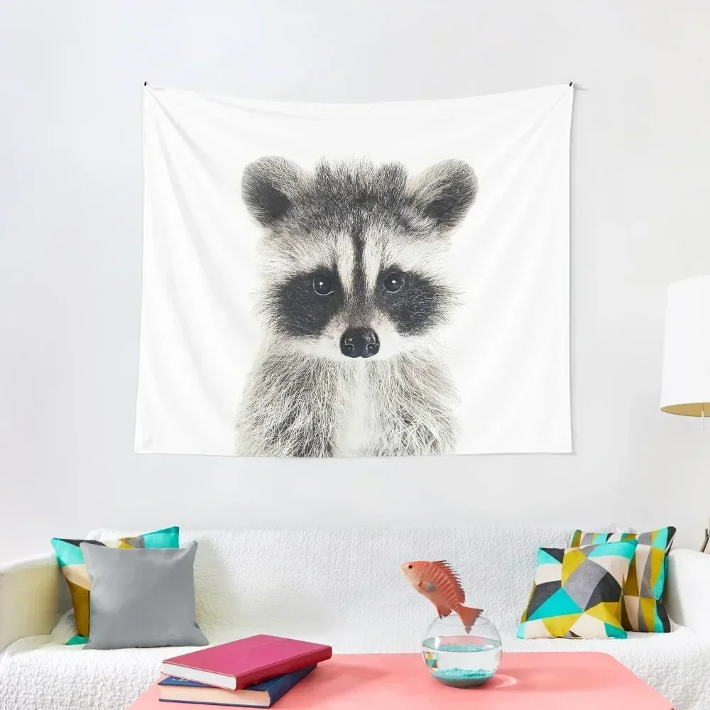 

Baby Raccoon Portrait Tapestry Wall Hanging Decor Hanging Wall Wall Carpet Tapestry