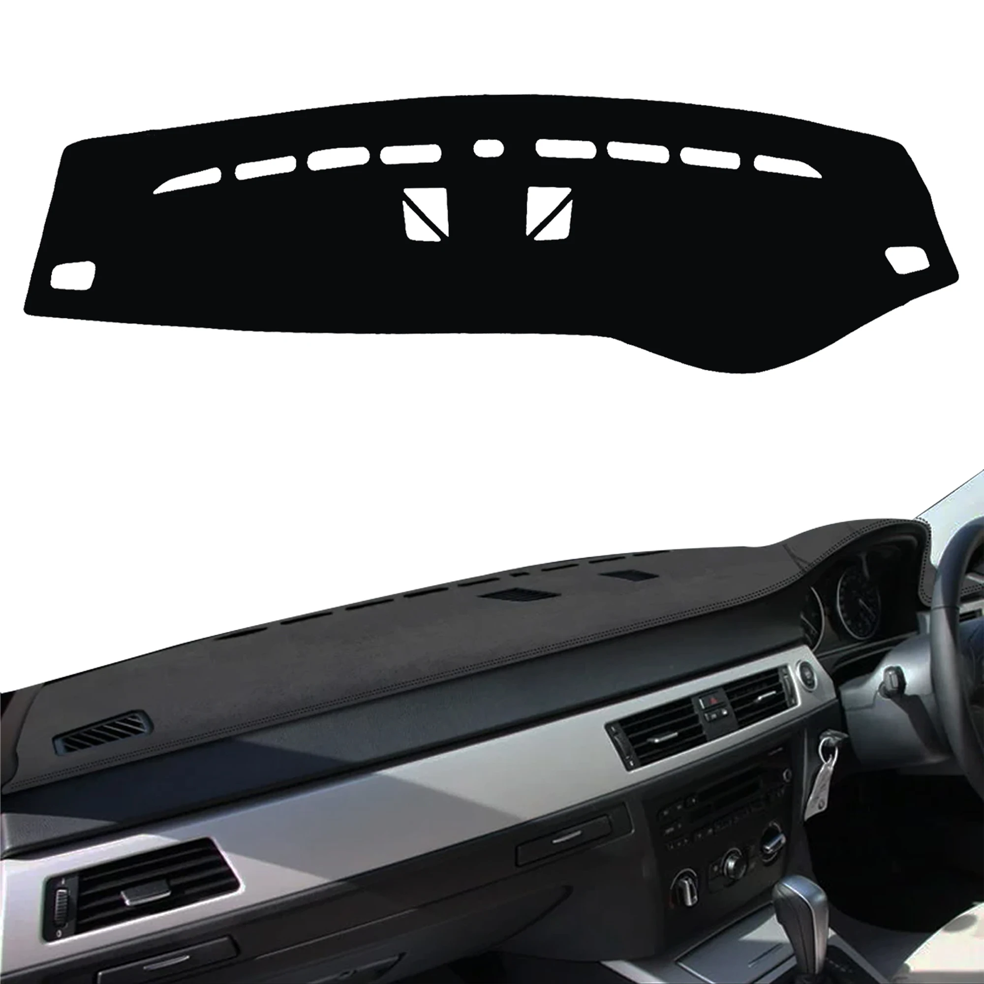 for BMW 3 Series E90 E91 E92 E93 Wagon 2005-2013 Anti-Glare Dash Mat Sun Block Anti-UV Non-Slip Auto Dashboard Protector Cover