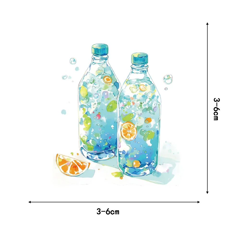 30개 음료 가게 시리즈 DIY 스티커 노트북 커피 폰 인스타일 과일 차 모던 문구 오토바이 감성 스티커