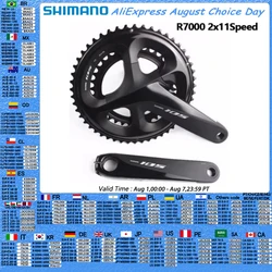 Shimano 105 R7000 Guarnitura 2x11 Velocità R7100 2x12s 165/170/172.5/175mm 52-36T/53-39T/50-34T Bici Da Strada Bicicletta Manovella Aggiornamento 5800