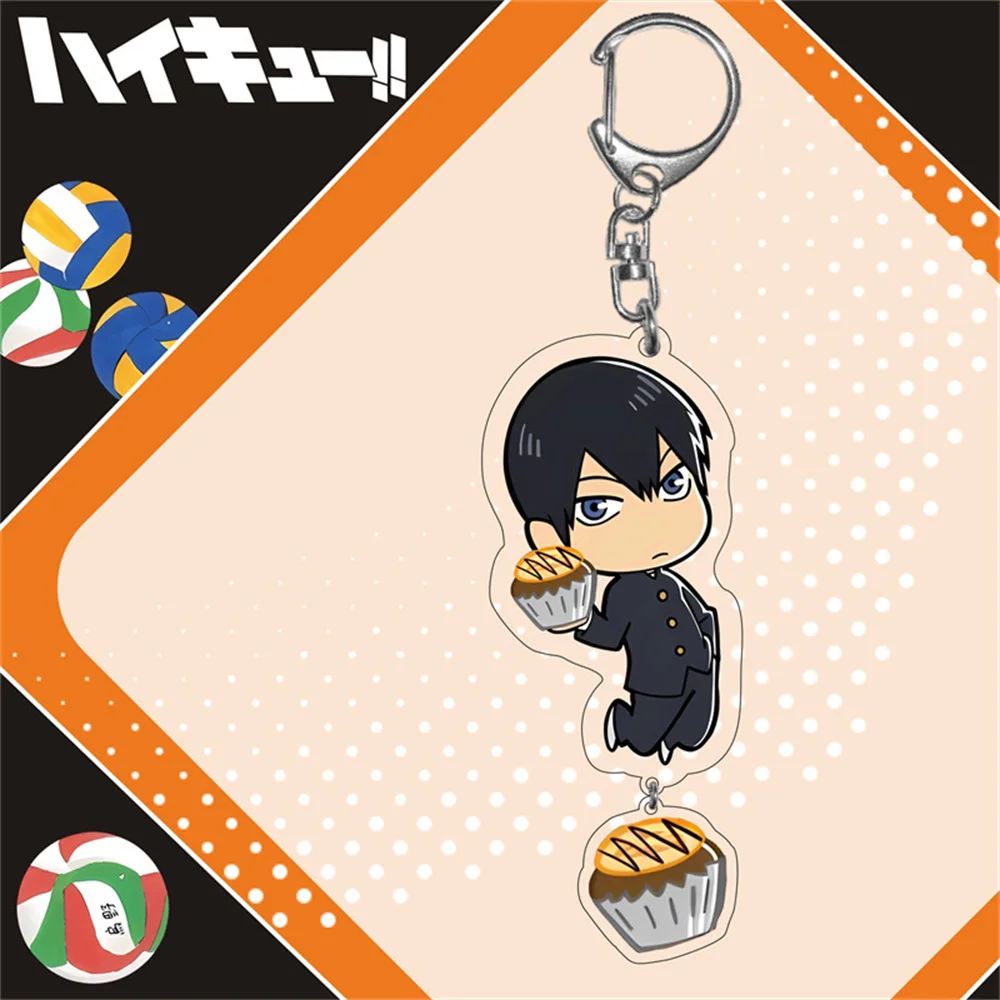 personalized anime Volleyball keychain Mini PVC Sport Car haikyuu KeyChain volleyball Ball Key Holder Ring For Players Men Women