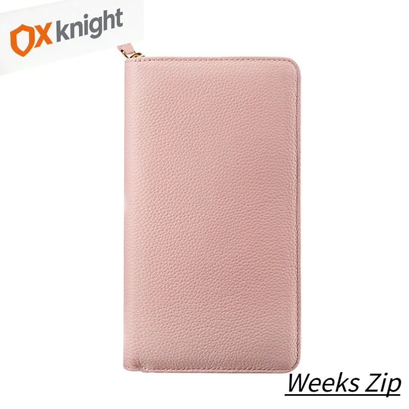 ox-knight-ウィークズジップカバー-本革-ペブルドグレイン牛革-ジャーナルノートブック-プランナー用-ヴィンテージノートパッド-日記帳-文房具