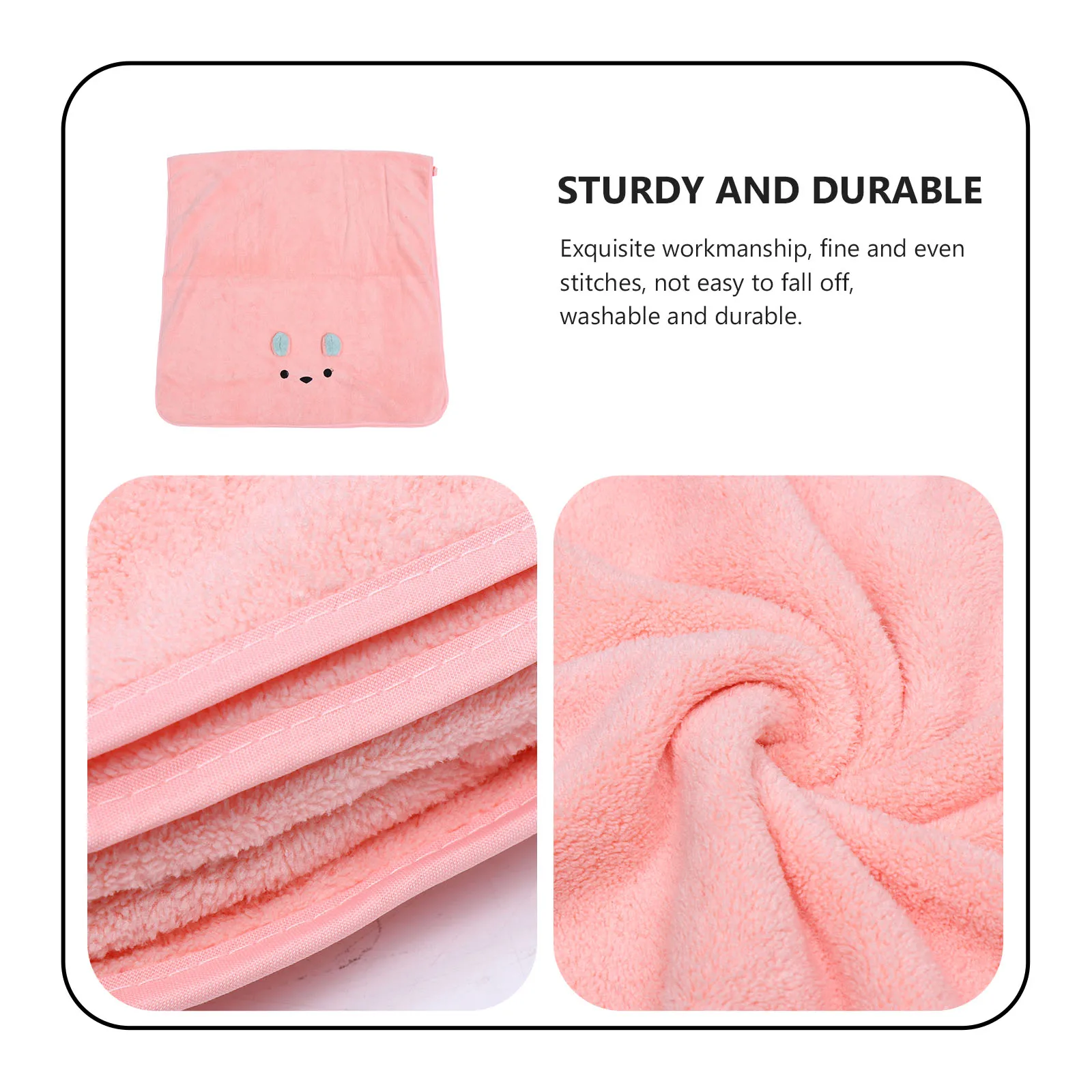 

1Pcs Soft Absorbent Large Towel High Quality Coral Fleece Skin-Friendly Comfortable Quick Dry Cartoon Design Ideal for