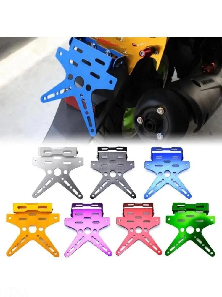 

G7NA general Motorcycle & Electric Bike License Plate Stand with Anti Theft Designs & Reflective Features Simple Installs