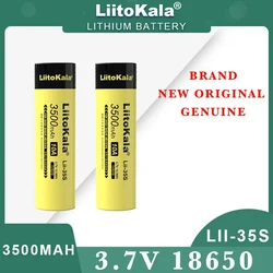 Original LiitoKala Lii-35S 18650 battery 3.7V 3500mAh Rechargeable lithium batteries for high-capacity