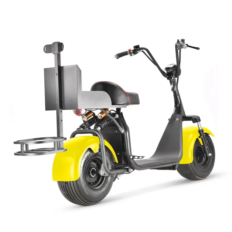 

ZAIQU EU/US Warehouse Adult Electric Scooter Citycoco 3000W 60V Fat Tires Motorbike with Removable Battery Rack