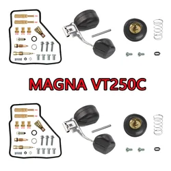 V TWIN MAGNA 250 VT250C MC19 1994-2008 Carburetor rebuild kit float aircut valve parts