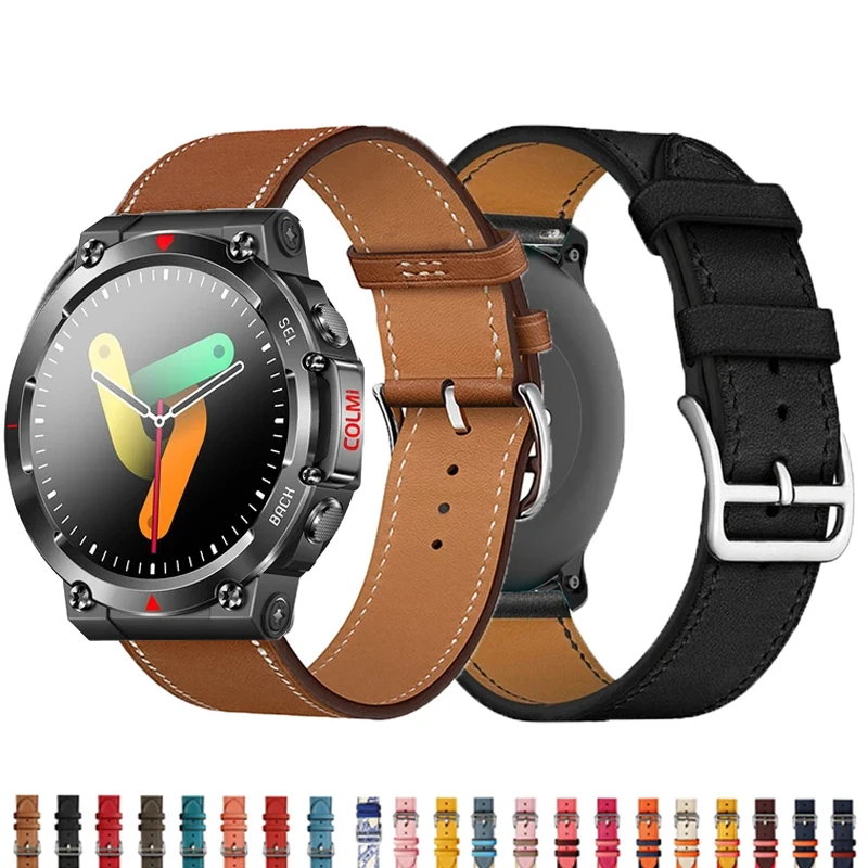 

Leather Band for COLMI V70 Smart Wristband Quick Releas Strap for COLMI V70 Correa Bracelet Watches Accessories