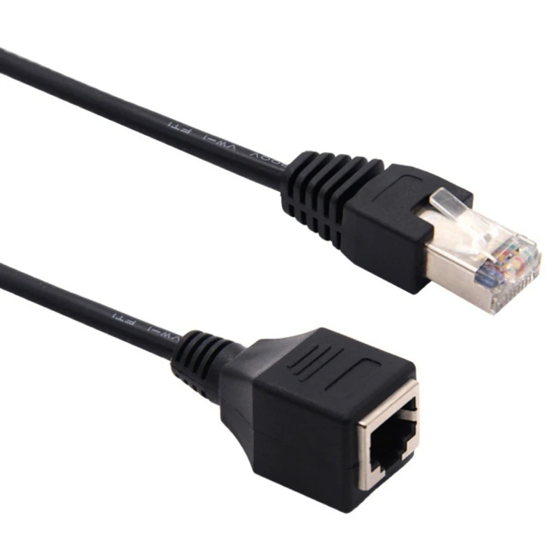 2022 New Ethernet Extension Cable Cat6 LAN Cable Extender RJ45 Network Patch Cord Male to Female Connector