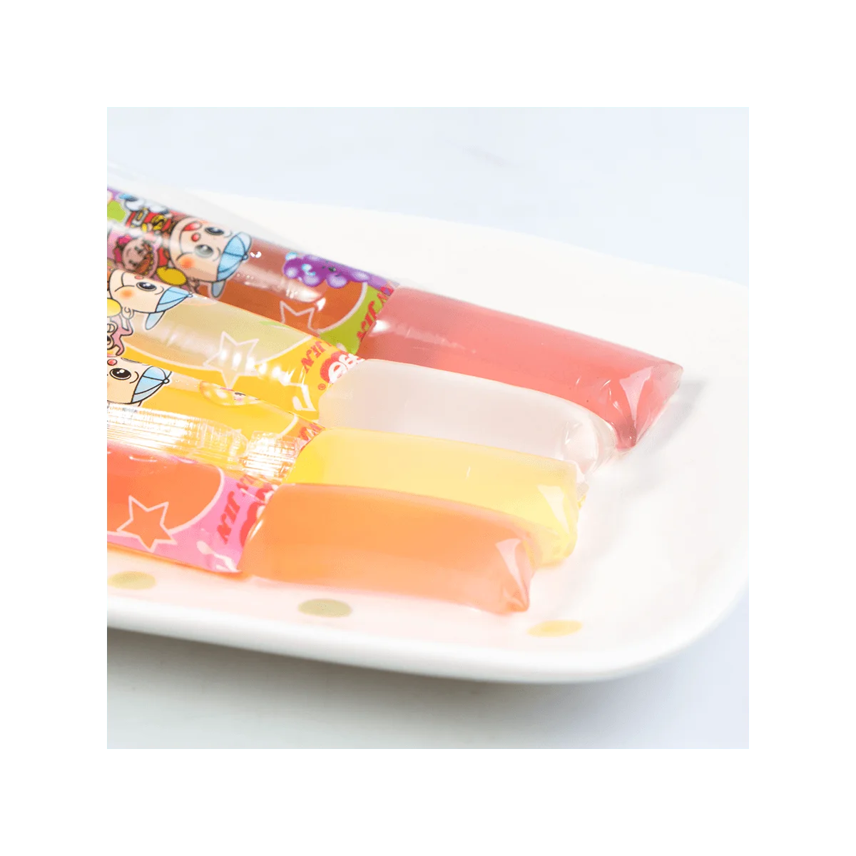 [10 confezioni] Jin jin Assorted Jelly Strip 400g * 10 confezioni