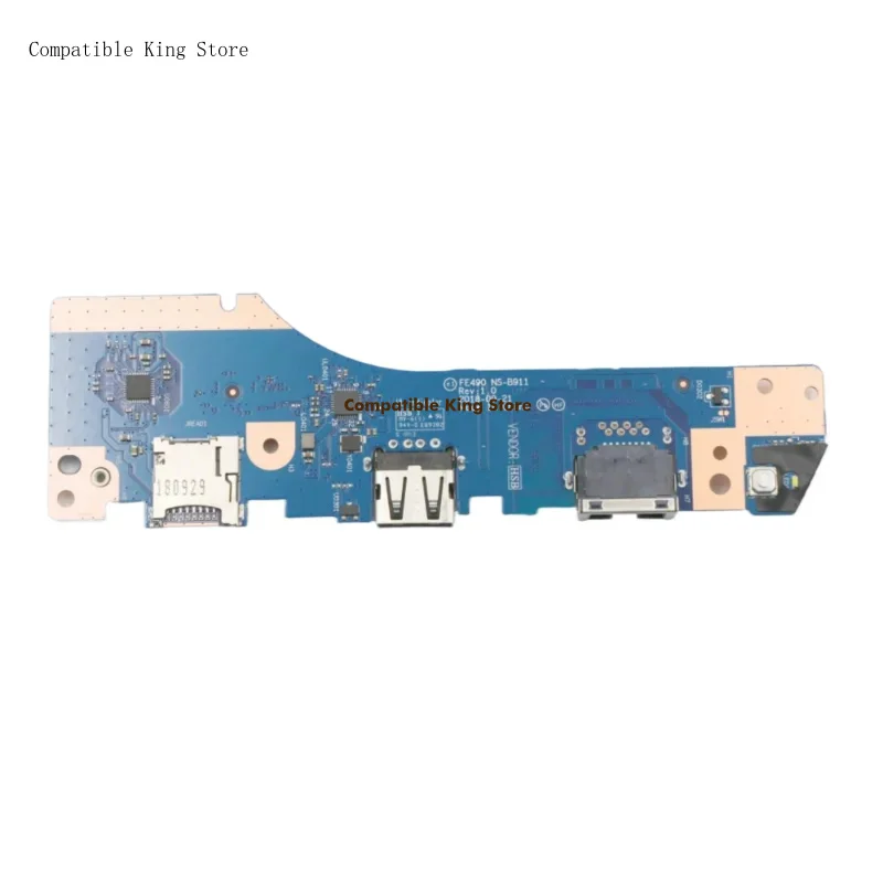 ll Laptop USB I/O Board for Lenovo ThinkPad E490 (Type 20N8, 20N9) 02DL870 FE490 NS-B911 Sub Card