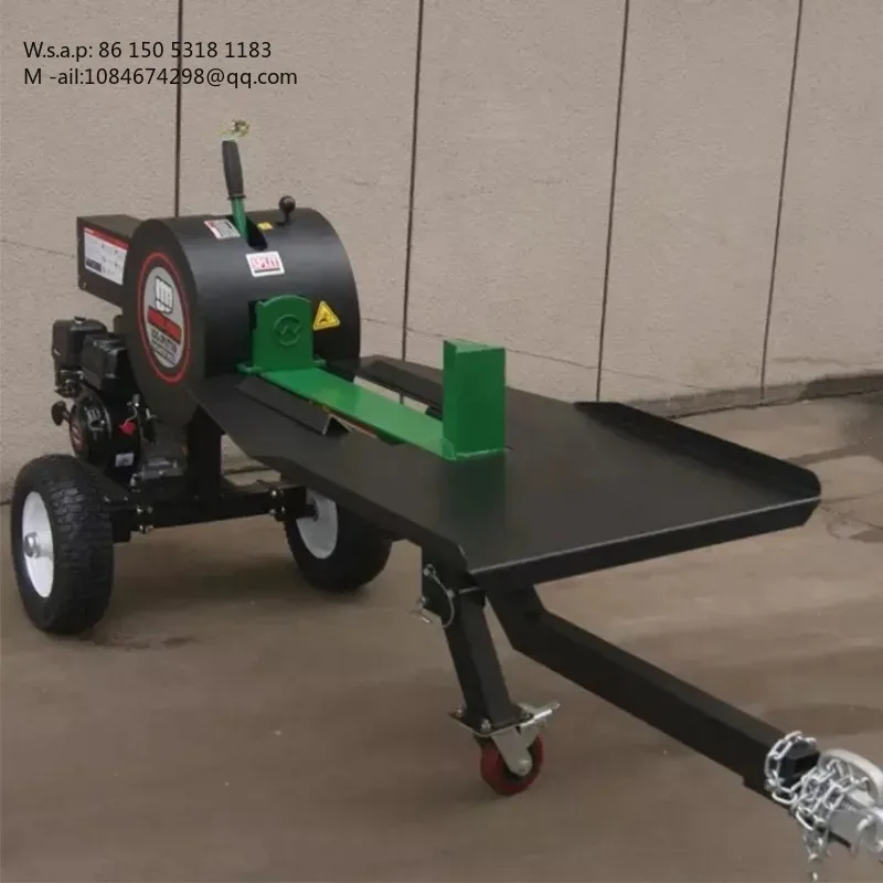 34 Ton Wood Power Hydraulic Cutting CE Horizontal Electric Firewood 15hp Log Separator 10T 220v Electric
