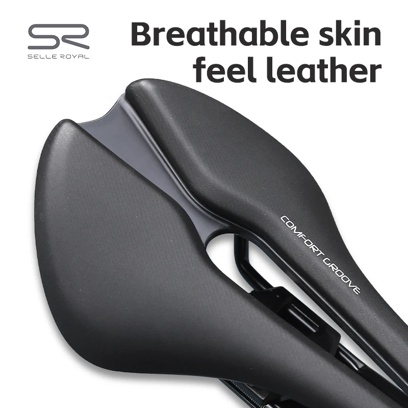 SELLE ROYAL Aeros O Hollow Breathable Bicycle Saddle Ultralight MTB Road Bike Soft Seats PU Leather Waterproof Cycling Cushion