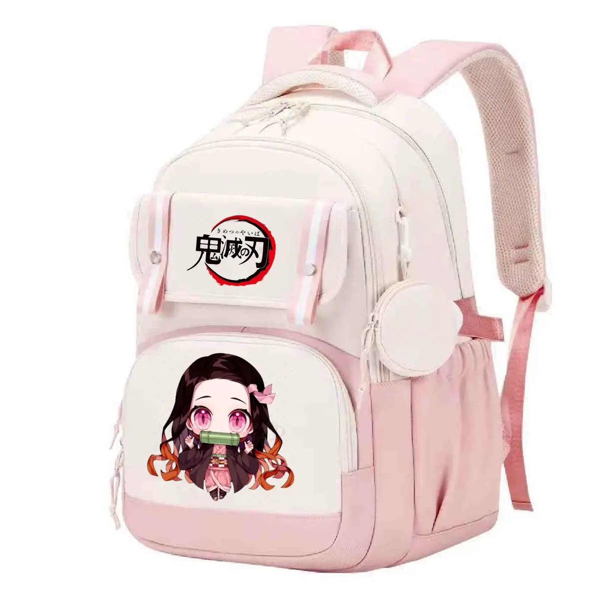 

Anime Bags Kamado Nezuko Backpack Women Girls Large Capacity Schoolbags Children Teeneger Student Book Bags Causal Travel Bags