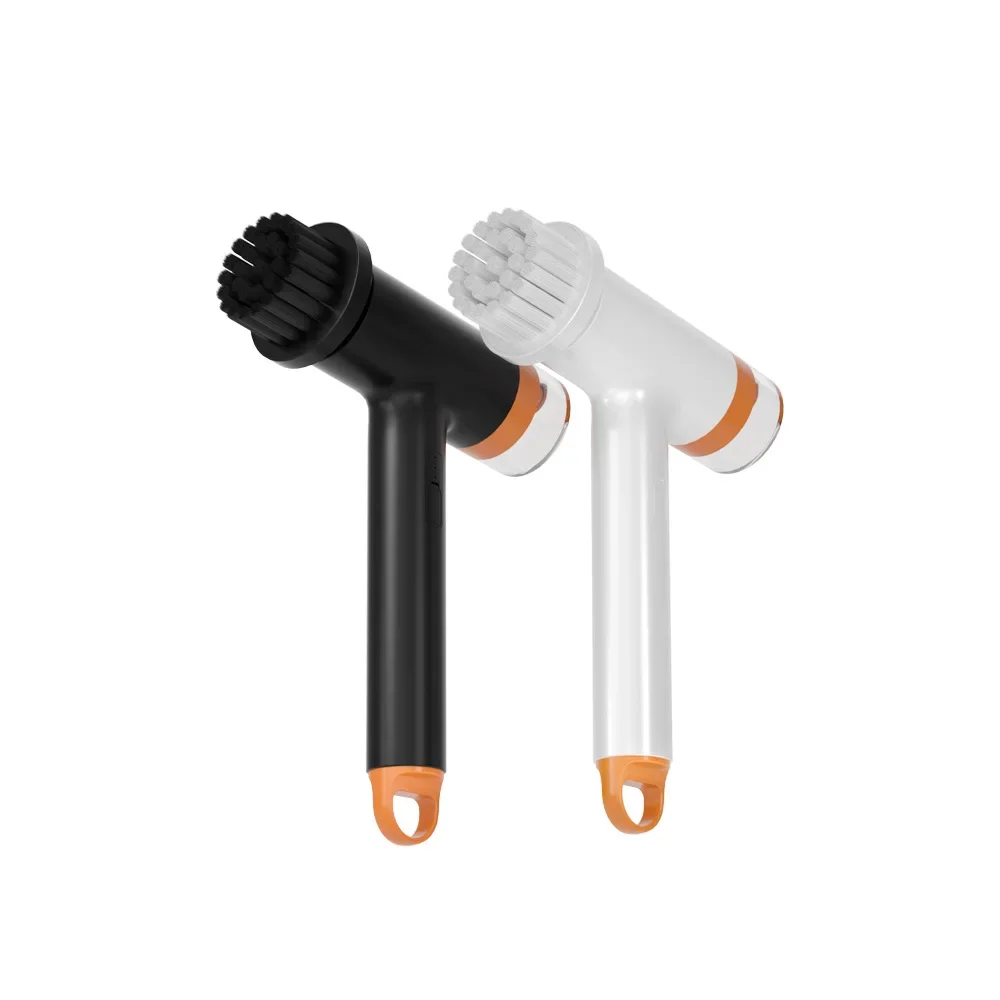 Electric Handheld Spin Scrubber With 6 Replaceable Brush Head Set Power Bathtub Kitchen Scrubber Rechargeable Shower Scrubber