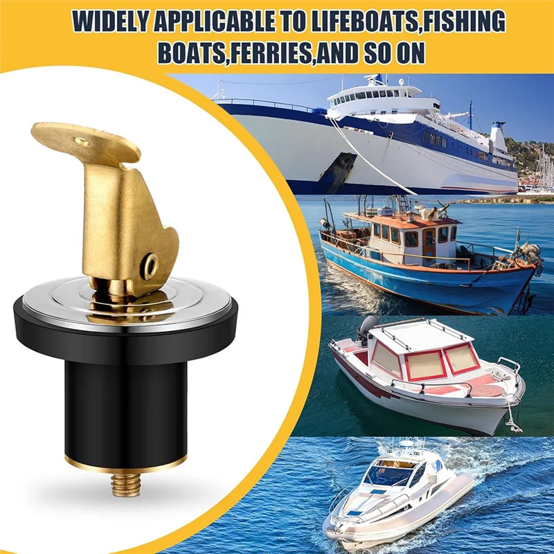 

Резиновая защелкивающаяся сливная пробка из латуни для Baitwell для Baitwell Livewell Yacht Kayak Marine