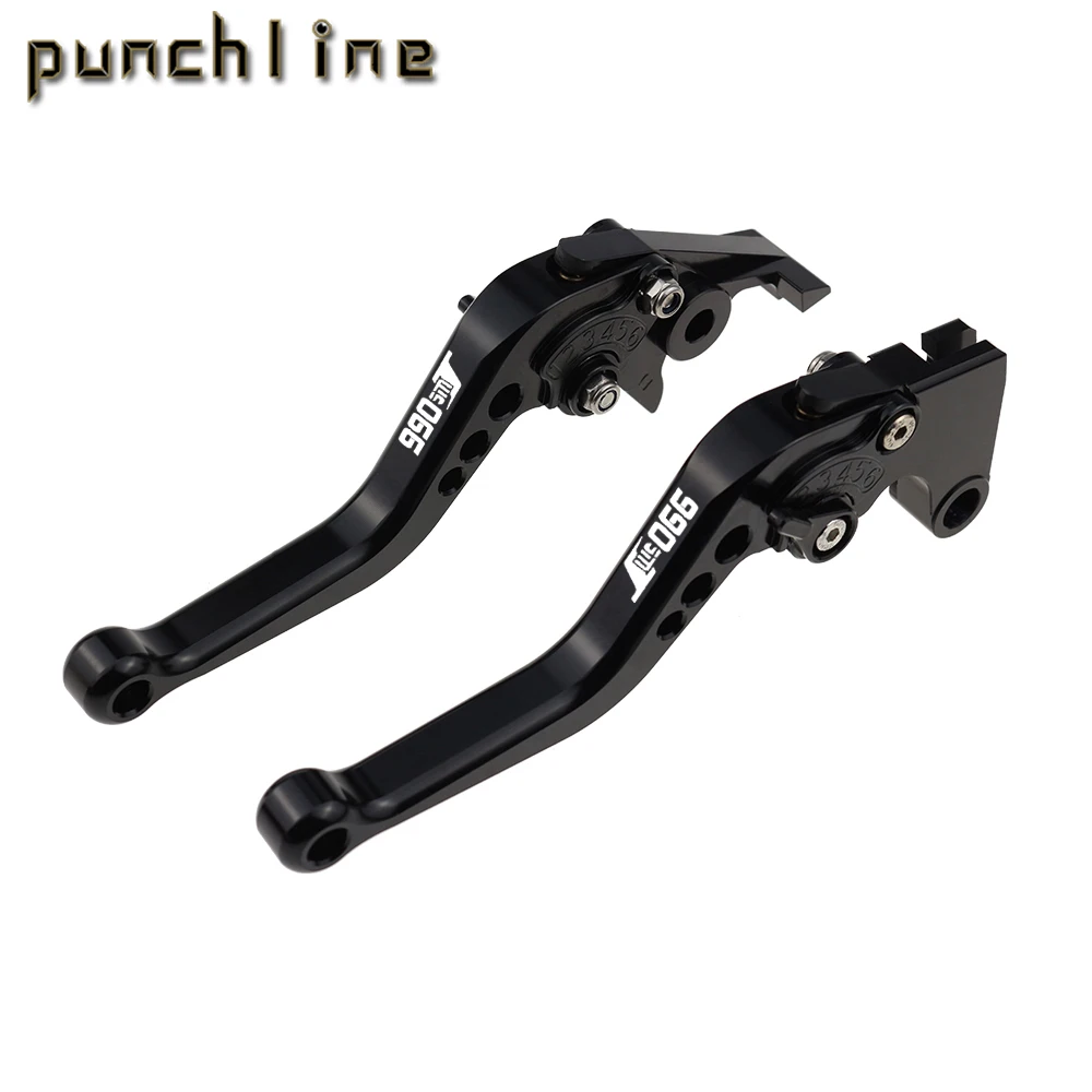 

Fit For 990 SMT 990-SMT 2009-2013 Motorcycle CNC Accessories Short Brake Clutch Levers Adjustable Handle Set