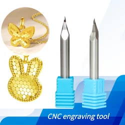 YUHE CVD V-Shape Engraving Milling Tool For CNC Milling Machine for Mirror Effect Honeycomb Jewelry Tools