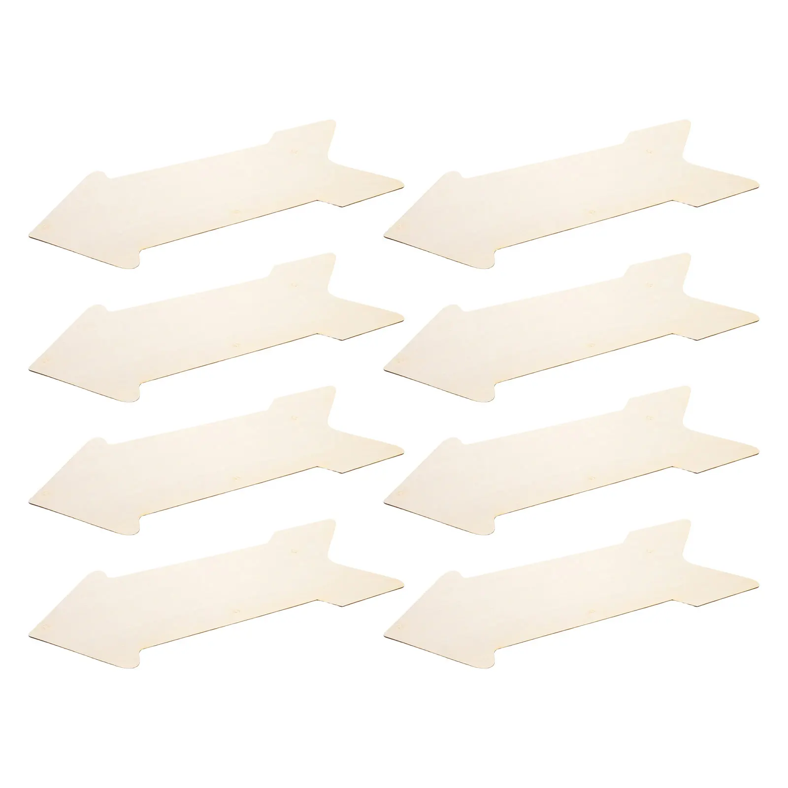 

8Pcs Rustic Arrow Wooden Signs Blank Unfinished Wood Arrow Cutouts for DIY Wall Art Decor Farmhouse Garden Decoration Craft