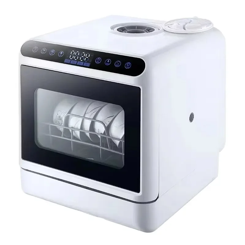 

Automatic Portable Mini Dishwasher for Kitchen Home Hotels Cars-Smart Freestanding Electric with Plug Integrated Dishwasher