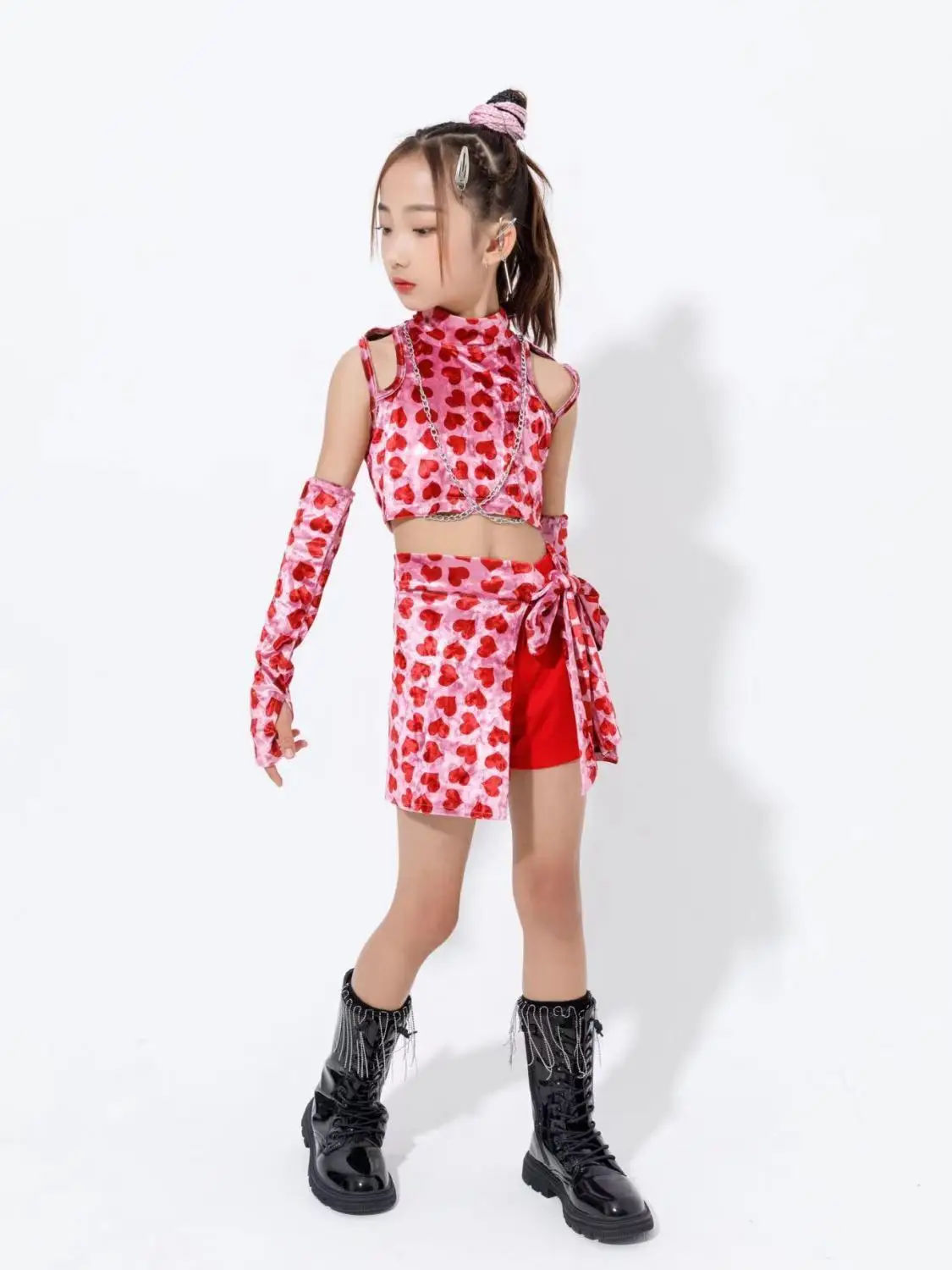 Children's jazz dance performance costumes children's street dance hip-hop performance sets girls' dance costumes