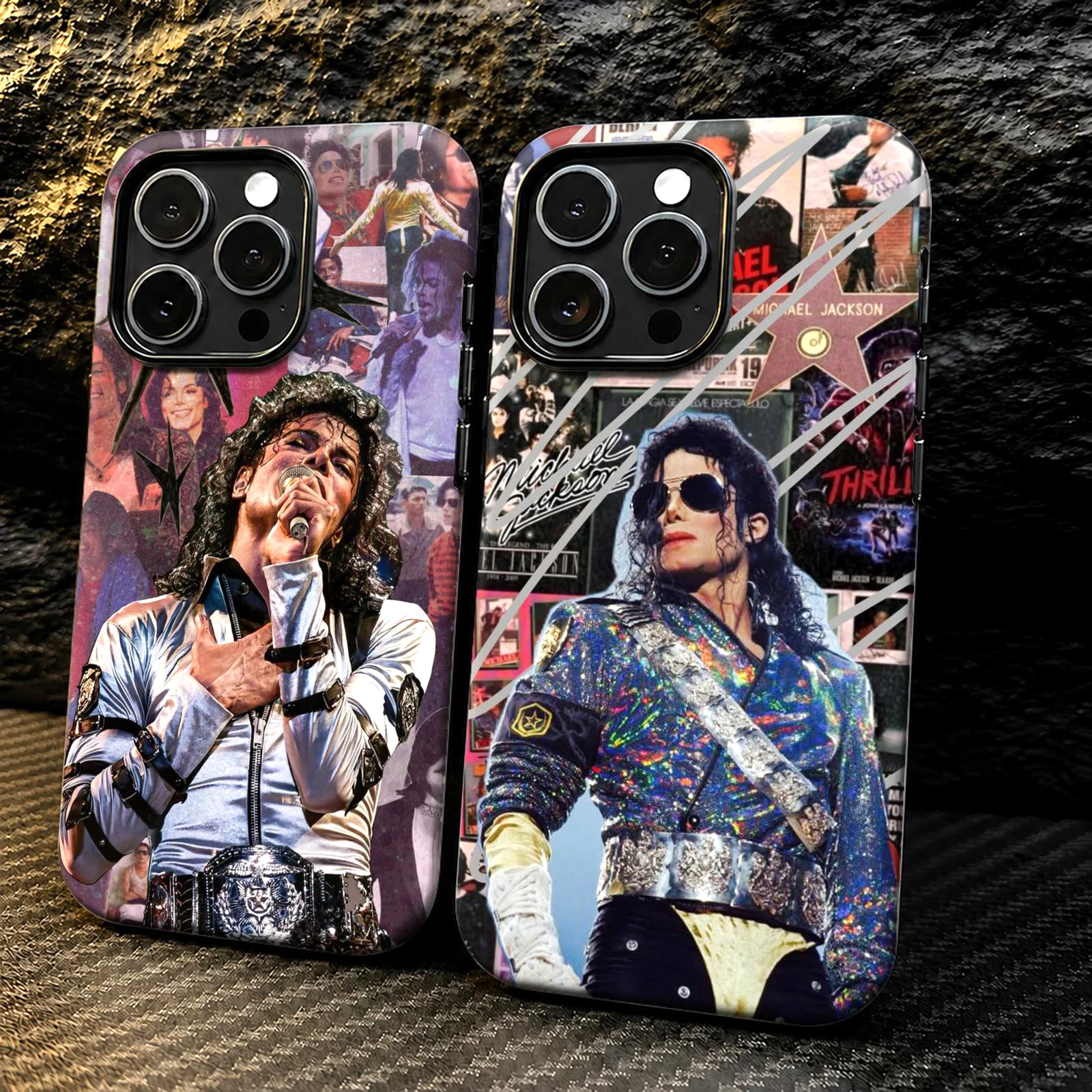 Singer Music Album M-Michael J-Jackson Phone Case For iPhone 17 16 15 14 13 12 11 Pro Max Dual-Layer Shockproof Protective Cover