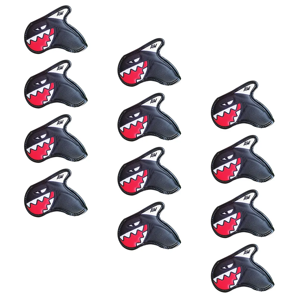 

9pcs Golf Club Head Covers Mallet Putter Cover Durable Protective Design For Storage Travel Putter Accessory Professional Driver