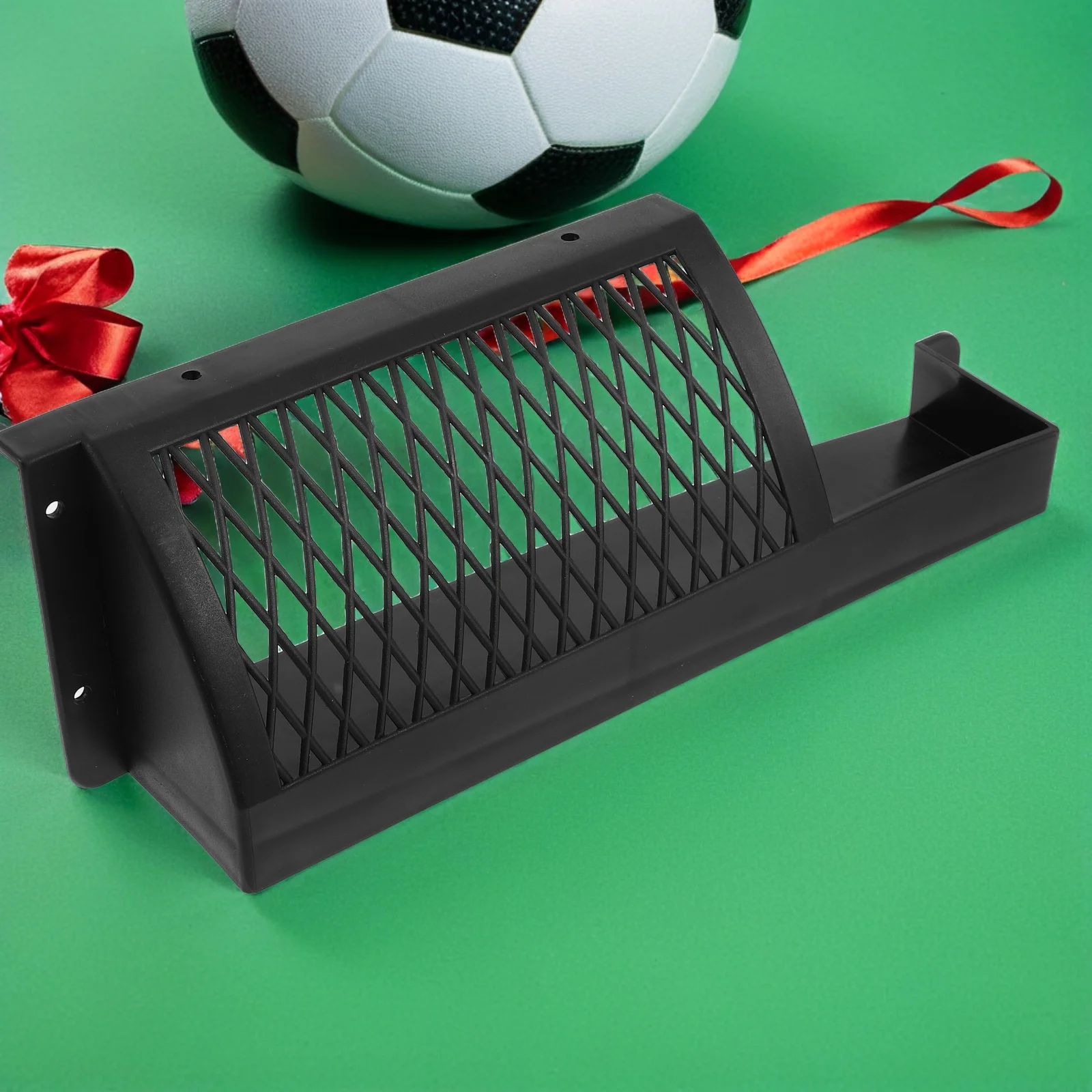 

2pcs Foosball Table Ball Collection Box Plastic Frame Attachment For Football Table Replacement Parts Mesh Net Goal Holder