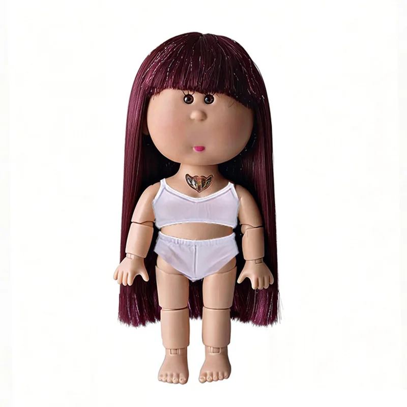 Newest 14 Joint Movable Musical Lighting Dolls Spanish Girls Kids Toys Doll Body Head Toy Fast Shipping Item Children' DIY Gifts