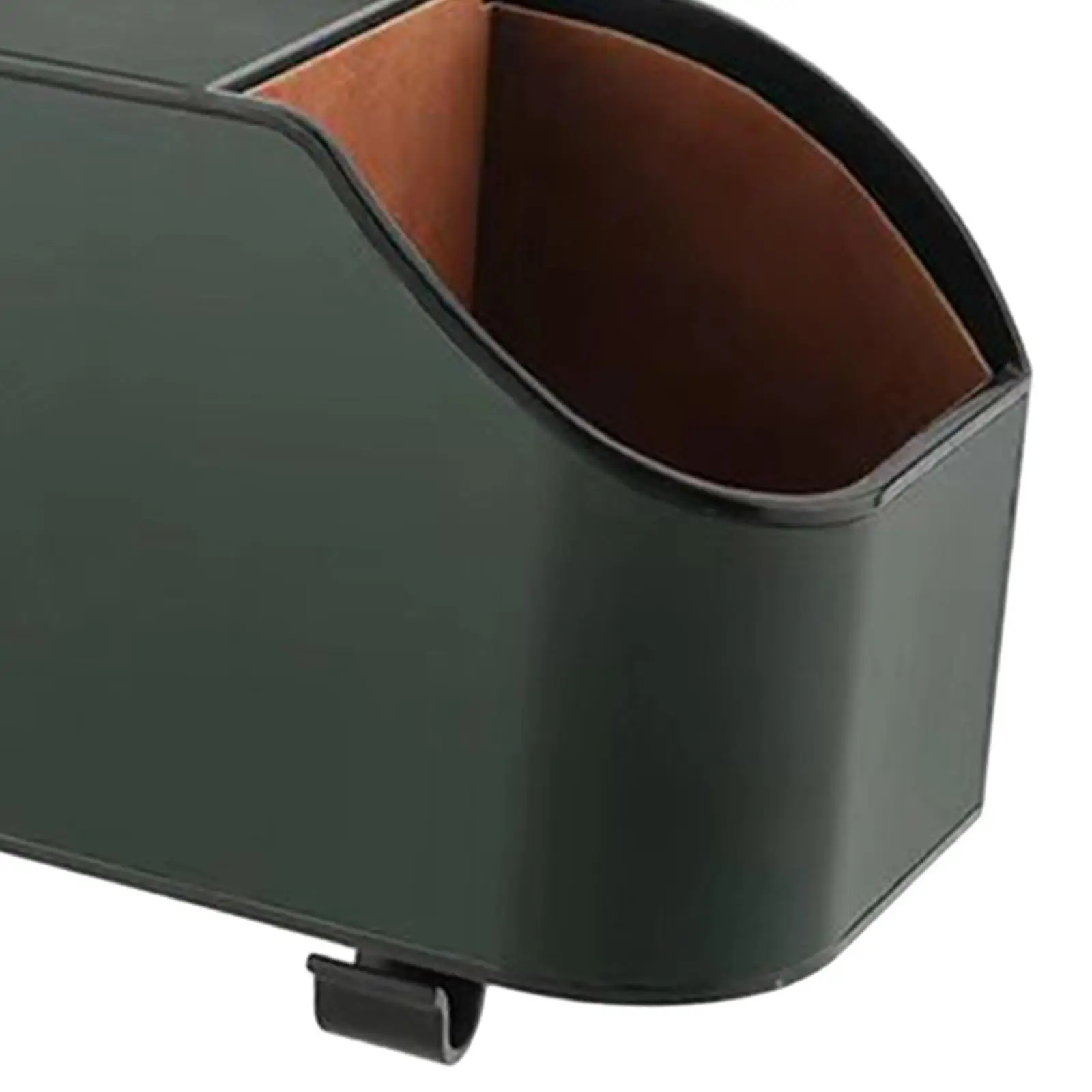Car Seat Back Organizer with Cup Holder Storage and Tissue Box Holder Detachable Multifunctional Backseat Storage Box for Truck