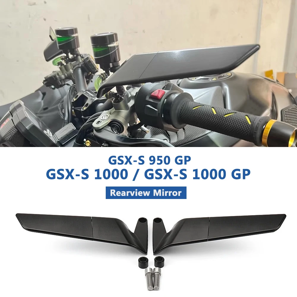 

New Motorcycle Black Rearview Mirror Aluminum Rear View Mirrors For Suzuki GSX-S 950 GP GSX-S 1000 GSX-S 1000 GP GSXS 950 GP