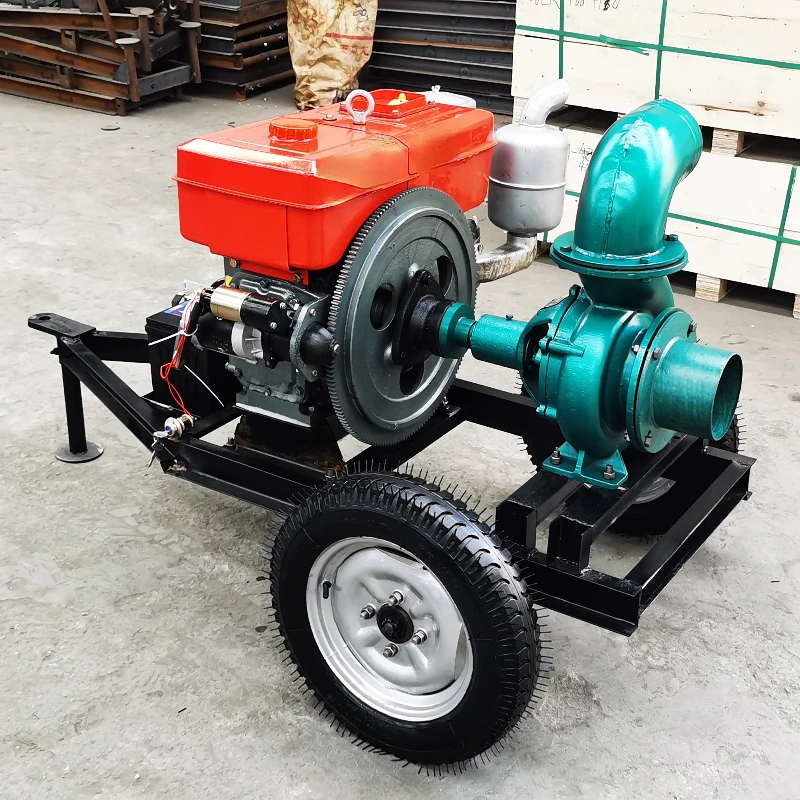 6 inch big flow diesel irrigation agricultural water pump