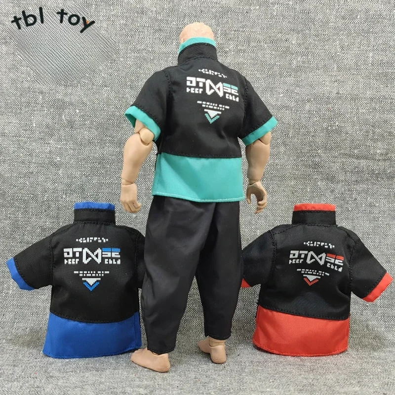 

1/12 Scale Soldier Short Sleeve Printed Tops Coat Jacket Clothes Doll Accessories for 6in Male Action Figures GWTOYS G-001