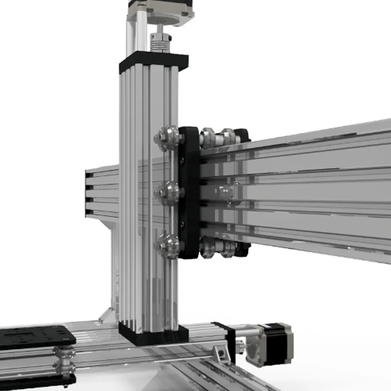 Imagem -03 - Pacote de Gravador de Fresagem Cnc Nema23 Stepper Motor Máquina Grande Faça Você Mesmo Eixos C-beam xl Pacote com 2.45n.m 20 Bulkman4axis