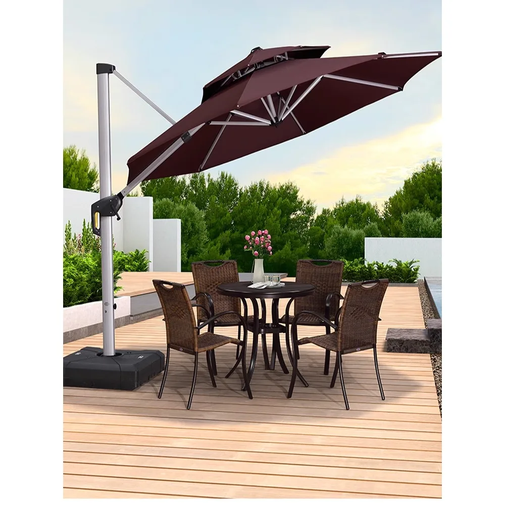 OutdoorParasol Garden UmbrellaRoman UmbrellaOutdoor Large Sun UmbrellaBalcony Terrace Garden Outdoor Umbrella