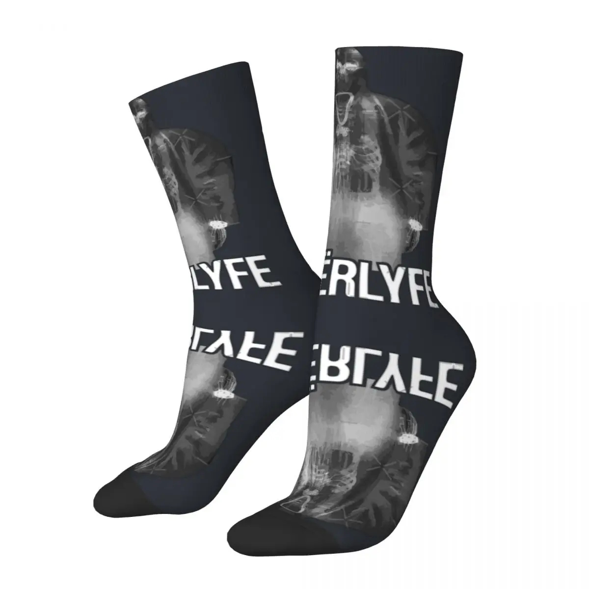 Happy Funny Yeat - AfterLyfe Men's Socks Vintage pop rapper Hip Hop Novelty Pattern Crew Sock Gift Printed official-website