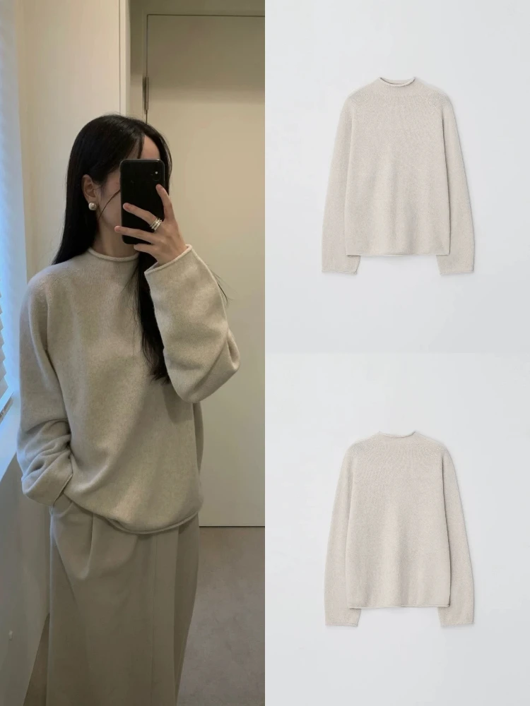   محبوك سترة فضفاضة تناسب f عالية Ne خمر Sle الرجال المرأة رداء علوي غير رسمي طويل Sve جولة Ne طول منتظم