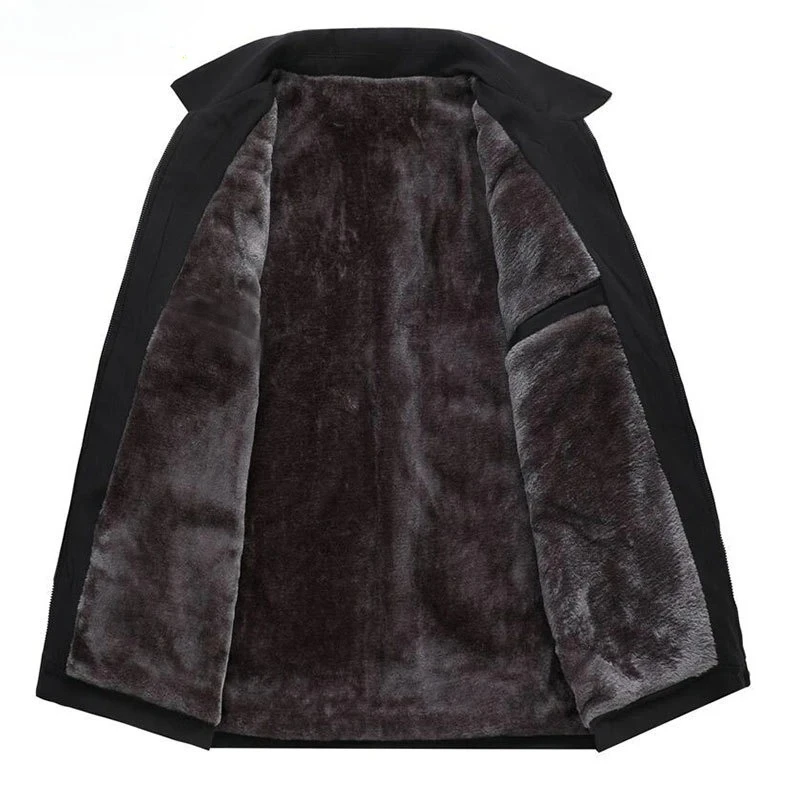 

Повседневные теплые зимние куртки для мужчин, деловые пиджаки, пальто с флисовой подкладкой, мужская зимняя куртка, роскошная парка, верхняя одежда L-3XL