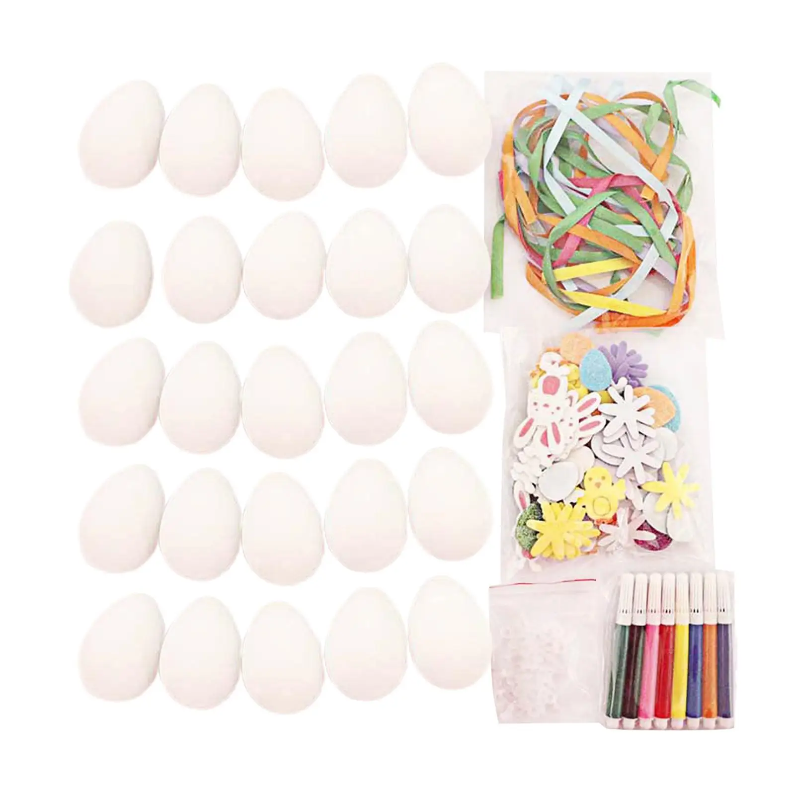 Artificial Easter Eggs Craft Kit Children for Kitchen Decoration