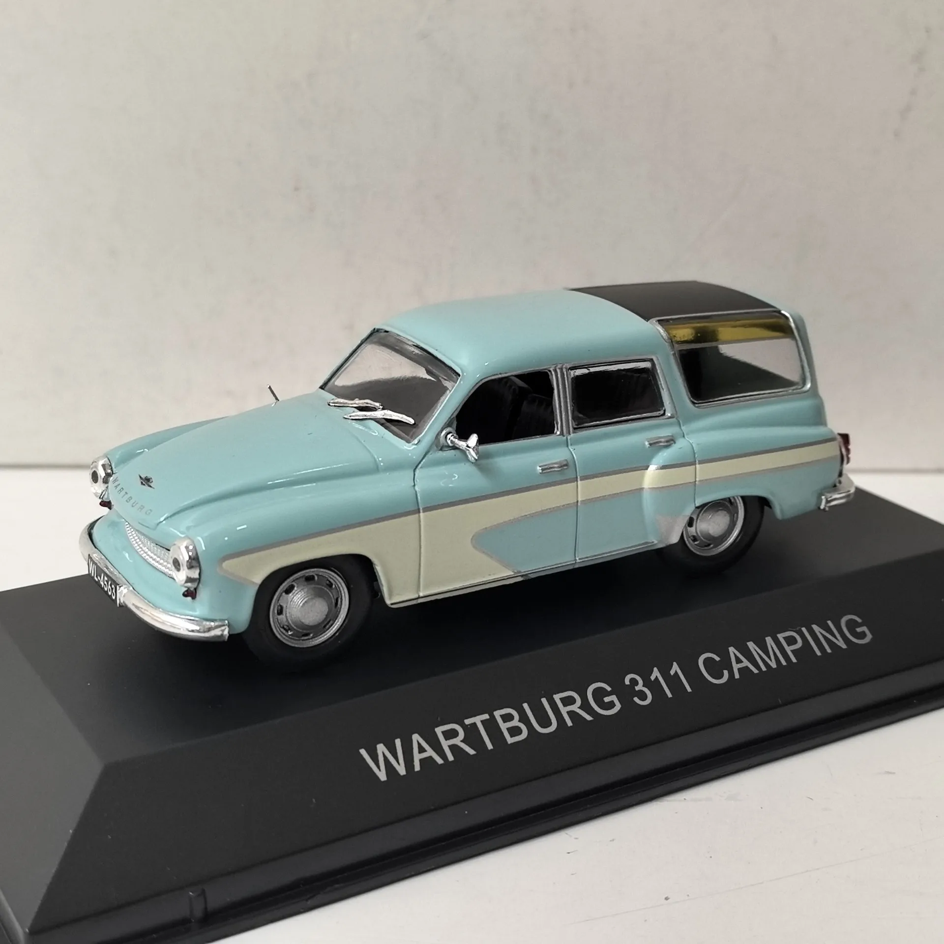 

Diecast DEA 1/43 Scale WARTBURG 311 CAMPING Alloy Car Model Collectible Toy Gift Souvenir Display Ornament