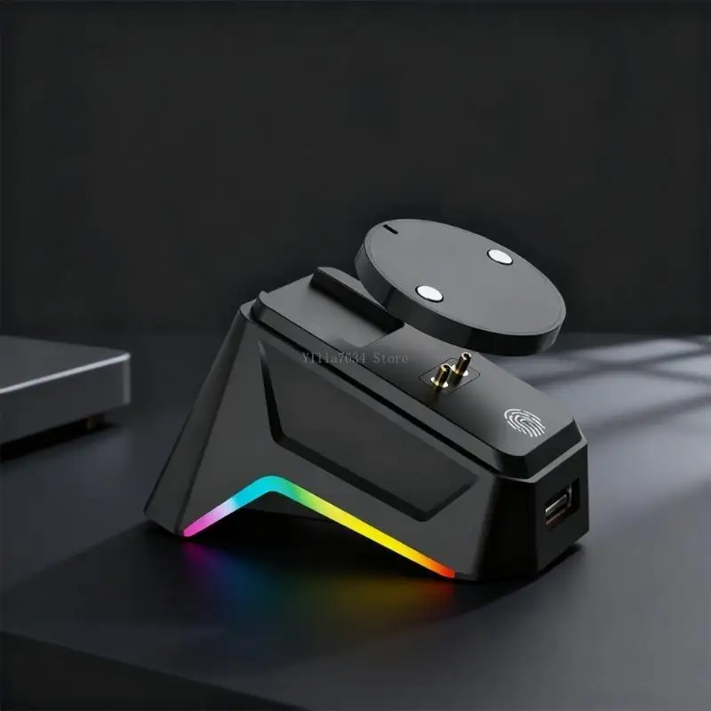 

Противоскользящая конструкция станции зарядных устройств для мыши Широкая поддержка устройств Конструкция из АБС-пластика