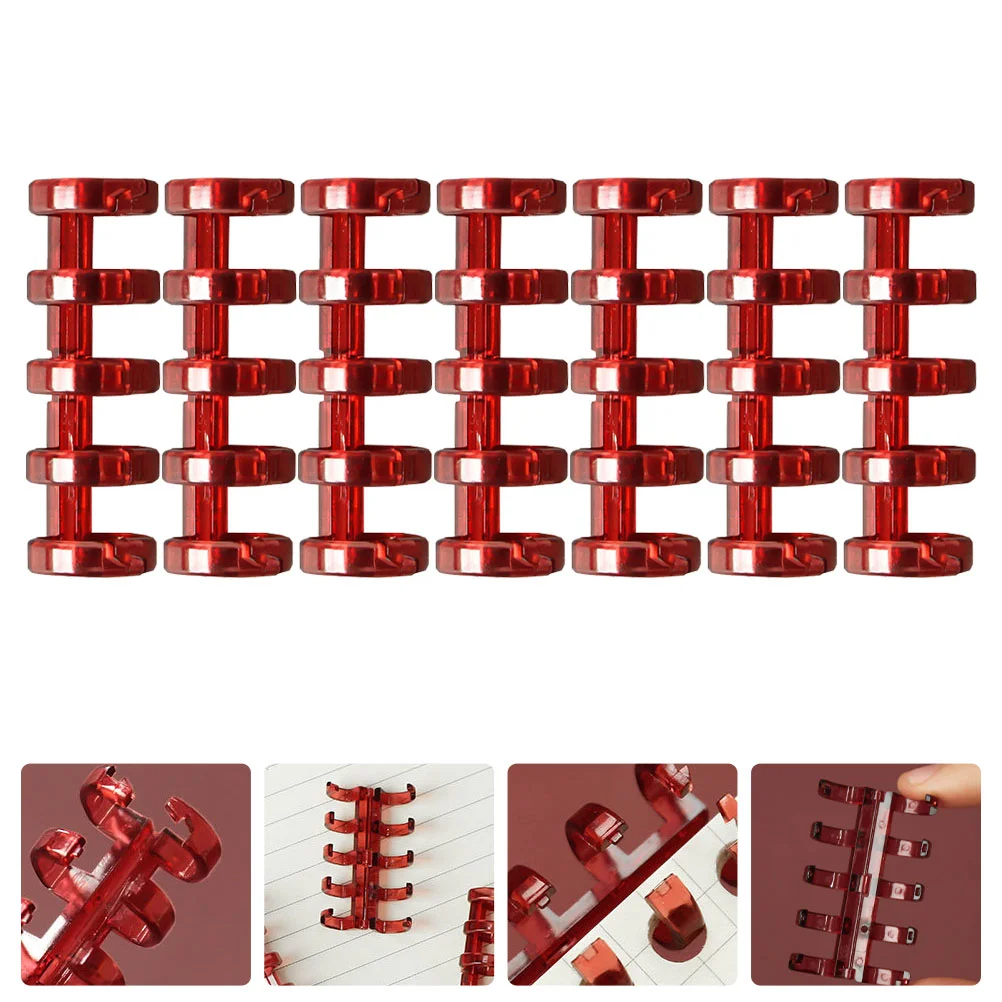 Round Binders Ring Loose Leaf Book Rings Folder Office Double Wire Binding Folders