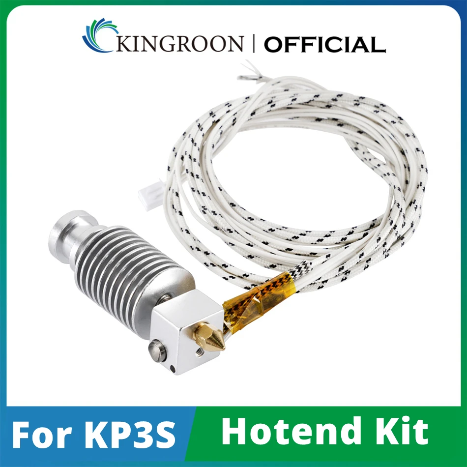 KINGROON KP3S Hotend Kit For Titan Extruder 1.75mm Filament  MK8 0.4mm Nozzle Hot End