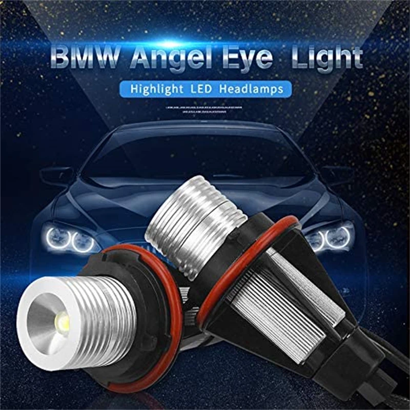 12V~14V 2Pcs Angel Eye Halo Ring LED Bulbs Kit  for BMW E39 E59  E53 E60  E31 Car Accessories