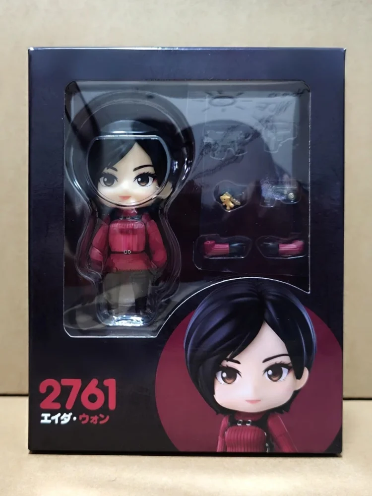 Resident Evil Nendoroid Figurenset Ada Wong Leon S. Kennedy # 2761 # 2337 Anime-Spielzeuge mit austauschbaren Gesichtern und beweglichen Gelenken, Geschenke für Fans