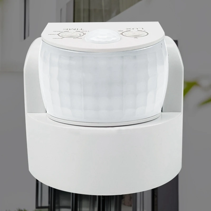 Sonda infrarroja doble impermeable, Sensor de movimiento IP65, CA 220V-240V, Detector de movimiento PIR automático, 120 °