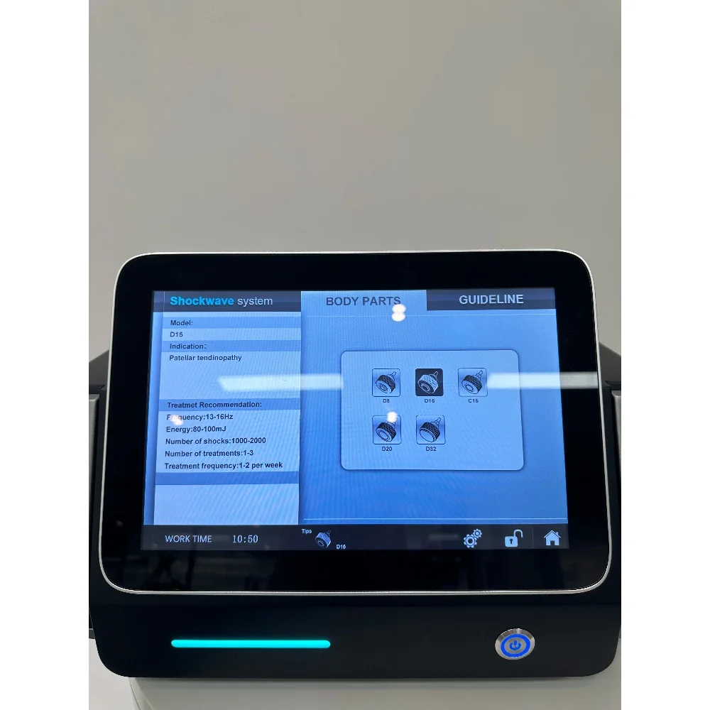 أحدث آلة العلاج الطبيعي الكهرومغناطيسي Eswt المبردة بالماء وضعف الانتصاب وتركز على آلة العلاج بالمستخدمين