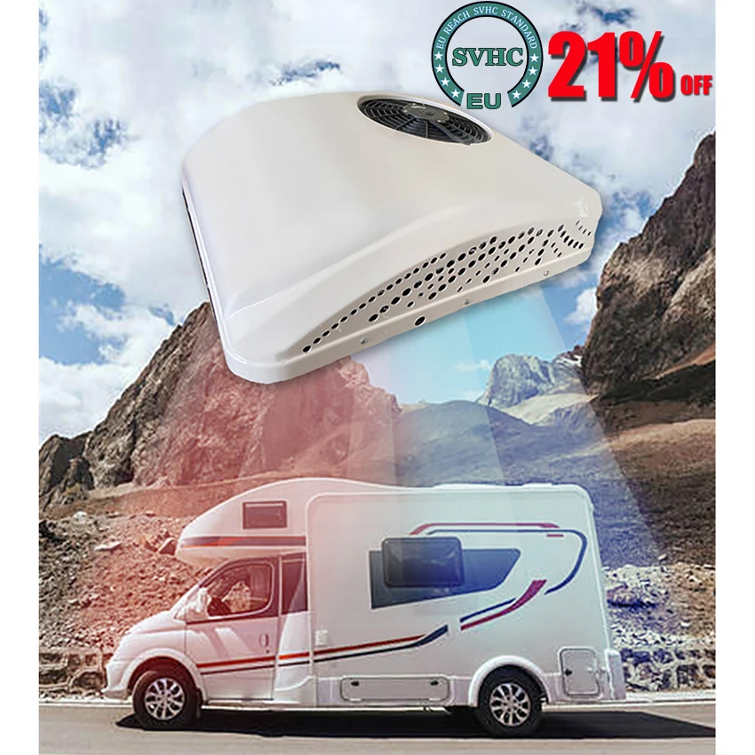 12V/24V Heating And Cooling  Roof Air Conditioner RV Rooftop Car Parking Ac For Truck Camper Van Caravan Motorhome