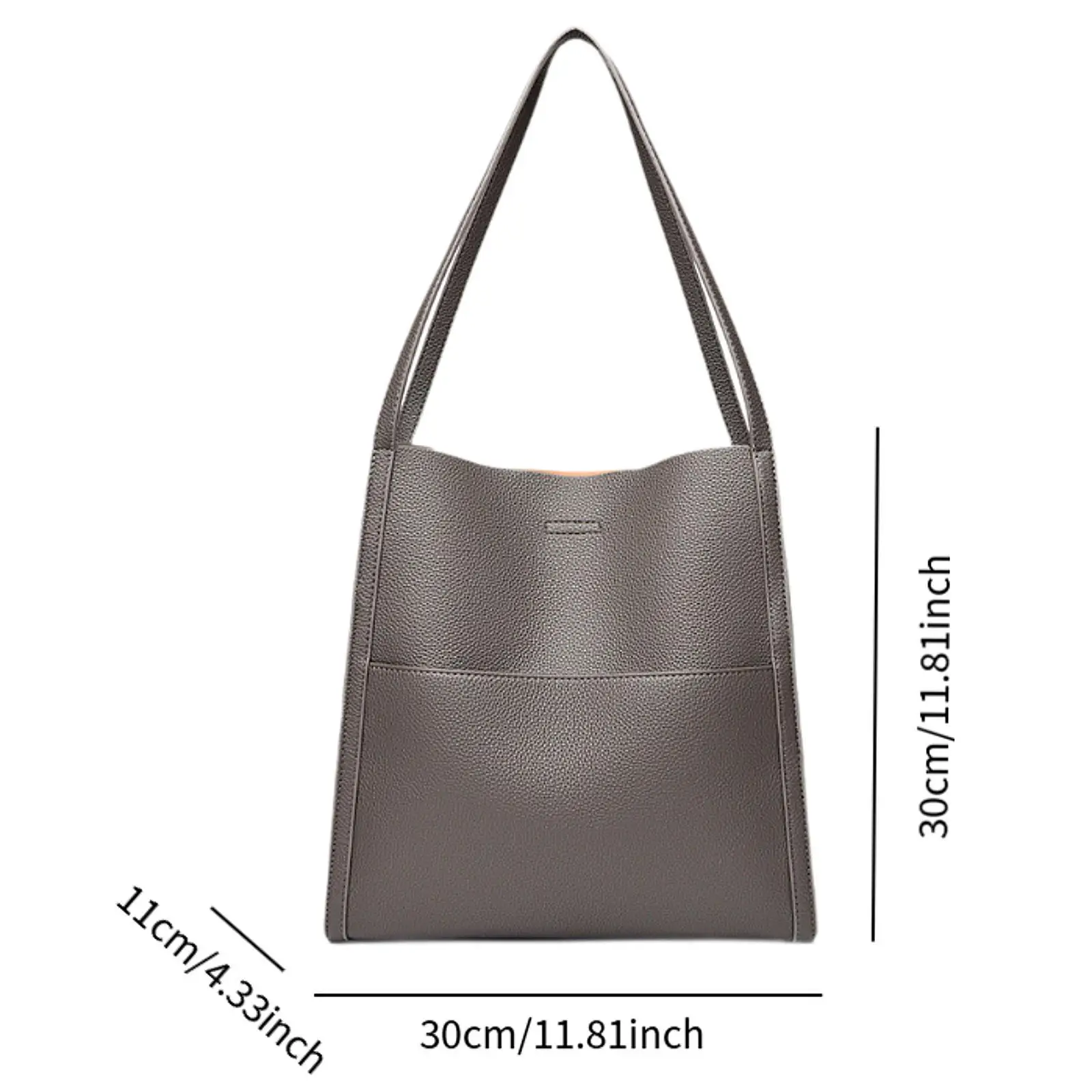 حقيبة كتف جلدية نسائية حقيبة يد أنيقة للتنقل في الهواء الطلق والعطلات #6