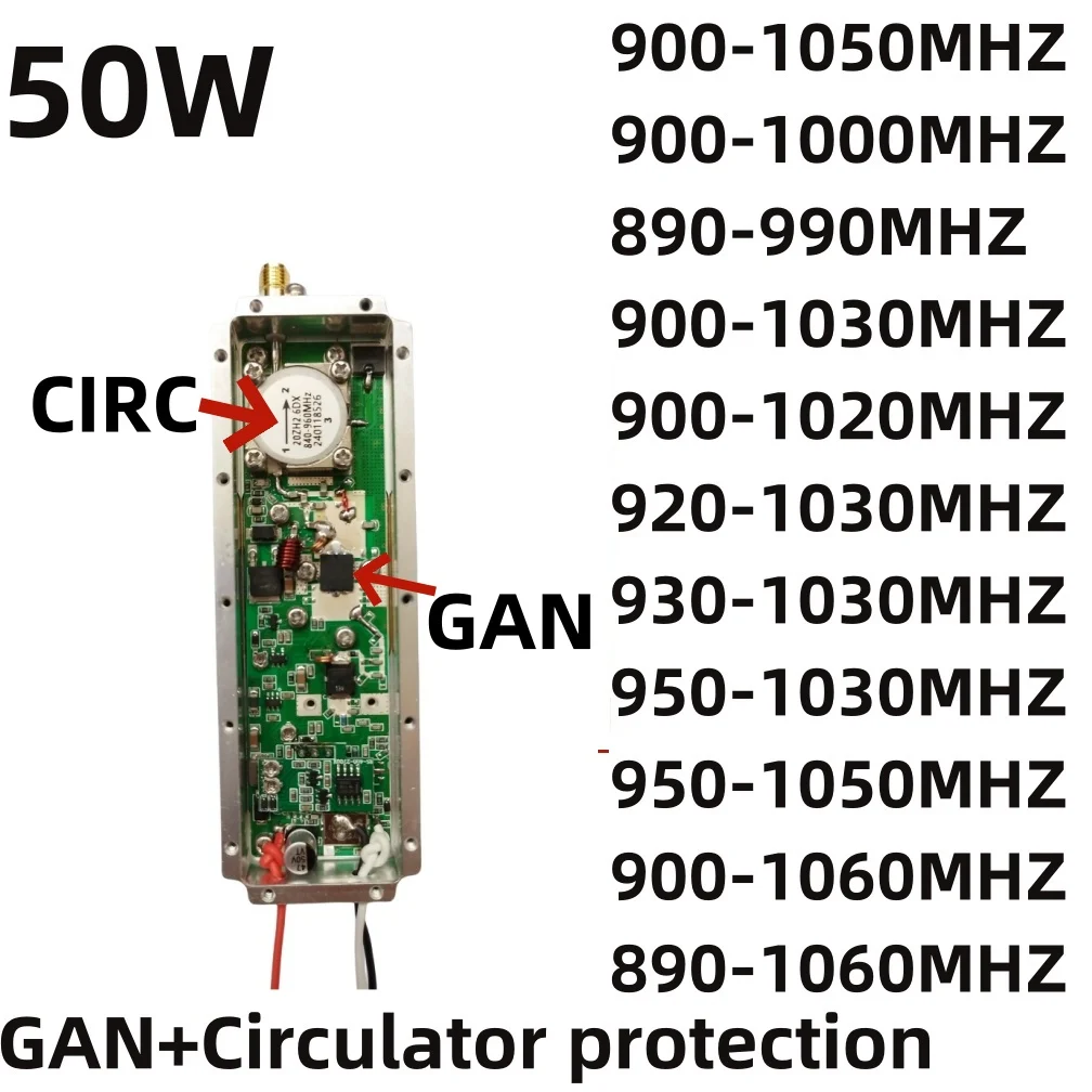 50w NEW900-1050MHZ900-1000MHZ890-990MHZ900-1020MHZ920-1020MHZ930-1030MHZ900-1060MHZ amplifier RFMHZNOISE GENERATOR MULD